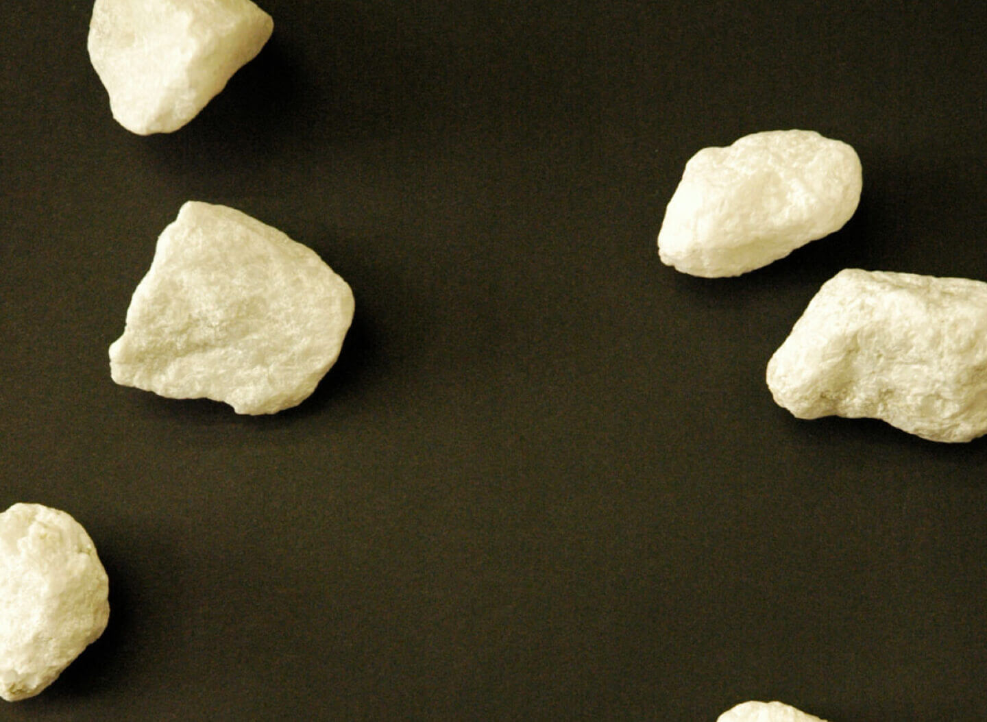 Cream Co. image of several small white rocks